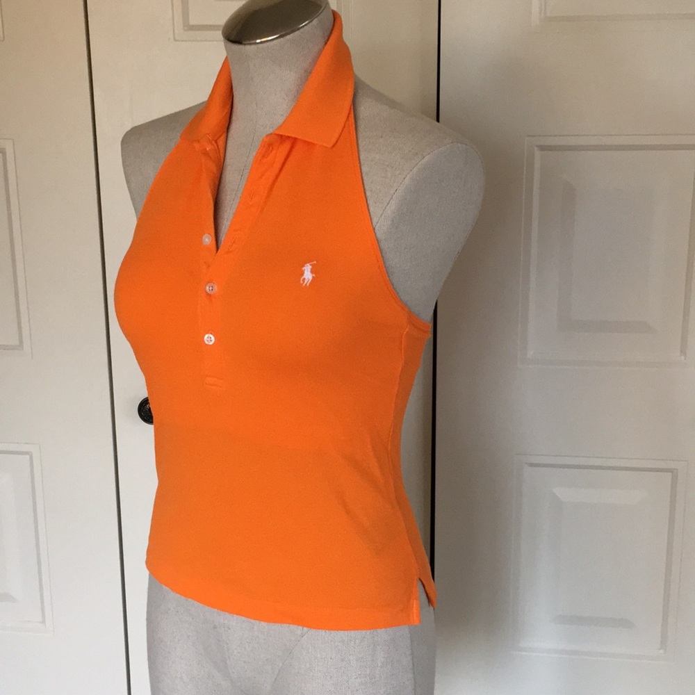 Polo by Ralph Lauren Orange Tank Top